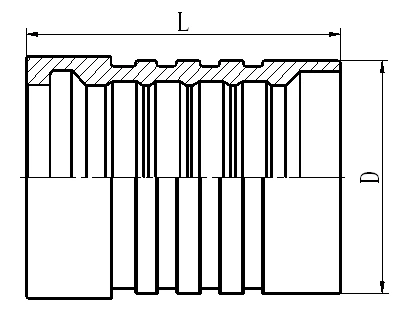 00621 Interlock Ferrule For SAE 100 R13/R15 HOSE